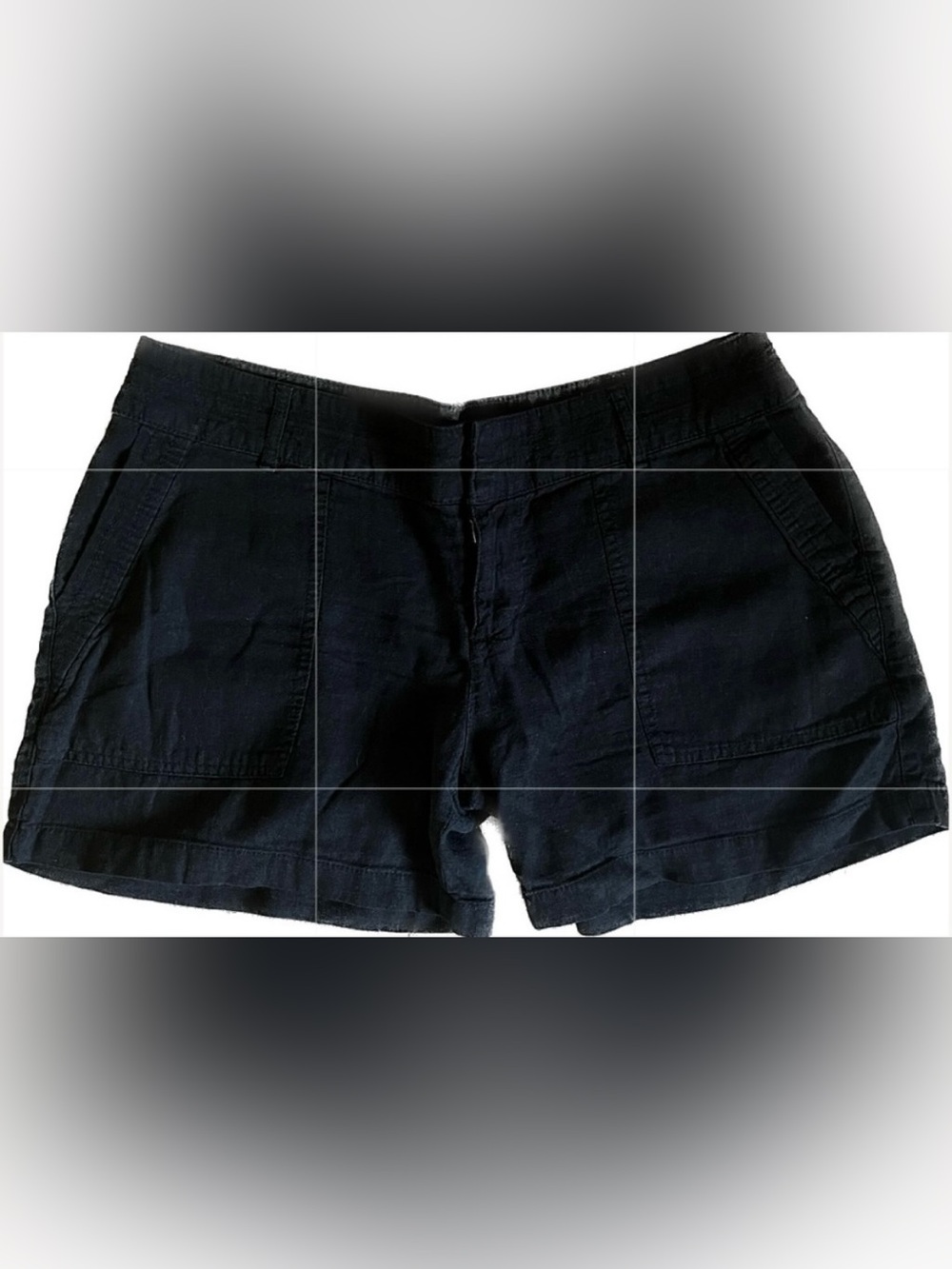 Apt 9 Black Linen shorts. Women’s Size 12
